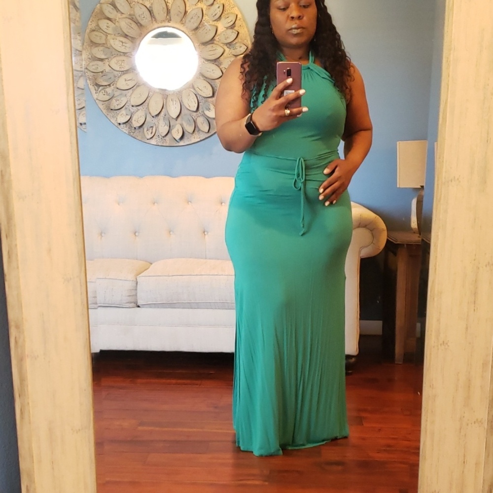 Tahari Maxi Dress (Size L)